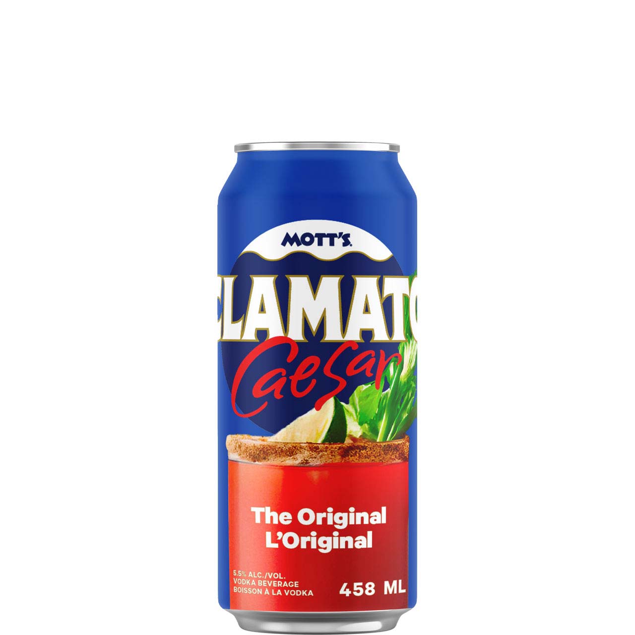 MOTT'S CLAMATO - 1C MOTTS CLAMATO CAESAR ORIGINAL - 458ML