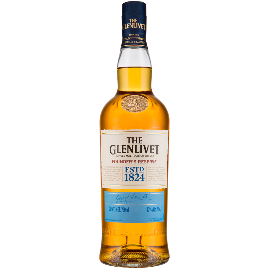 GLENLIVET FOUNDERS RESERVE SCOTCH WHISKY 750 mL