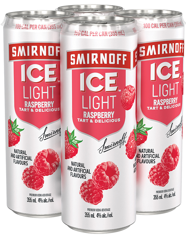 SMIRNOFF ICE LIGHT RASPBERRY & SODA 1420 mL