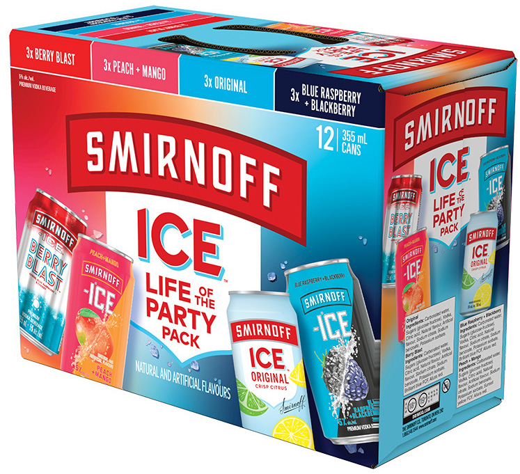 Smirnoff - SMIRNOFF ICE FLAVOURS PARTY PACK - 12PK