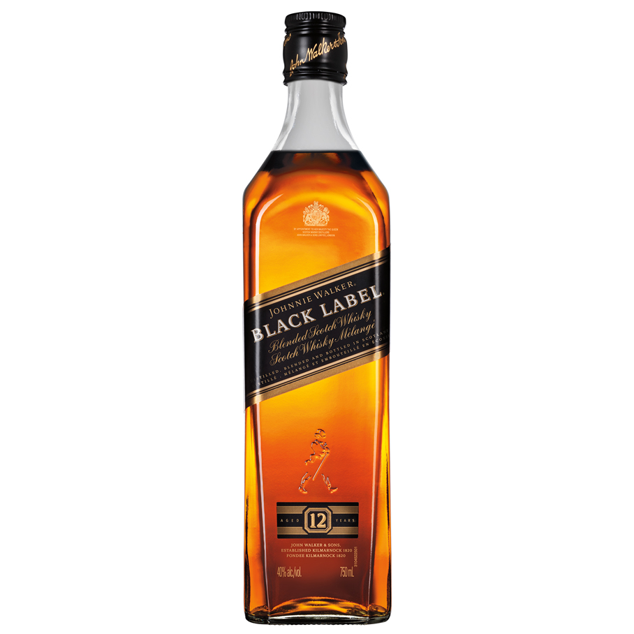 JOHNNIE WALKER BLACK LABEL - 12 YO 750 mL