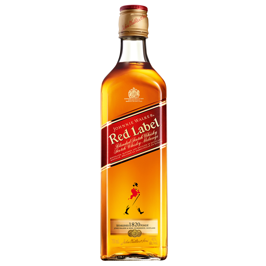 JOHNNIE WALKER RED LABEL 750 mL