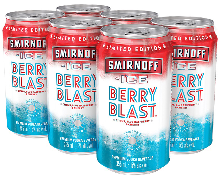 SMIRNOFF ICE BERRY BLAST - 6C