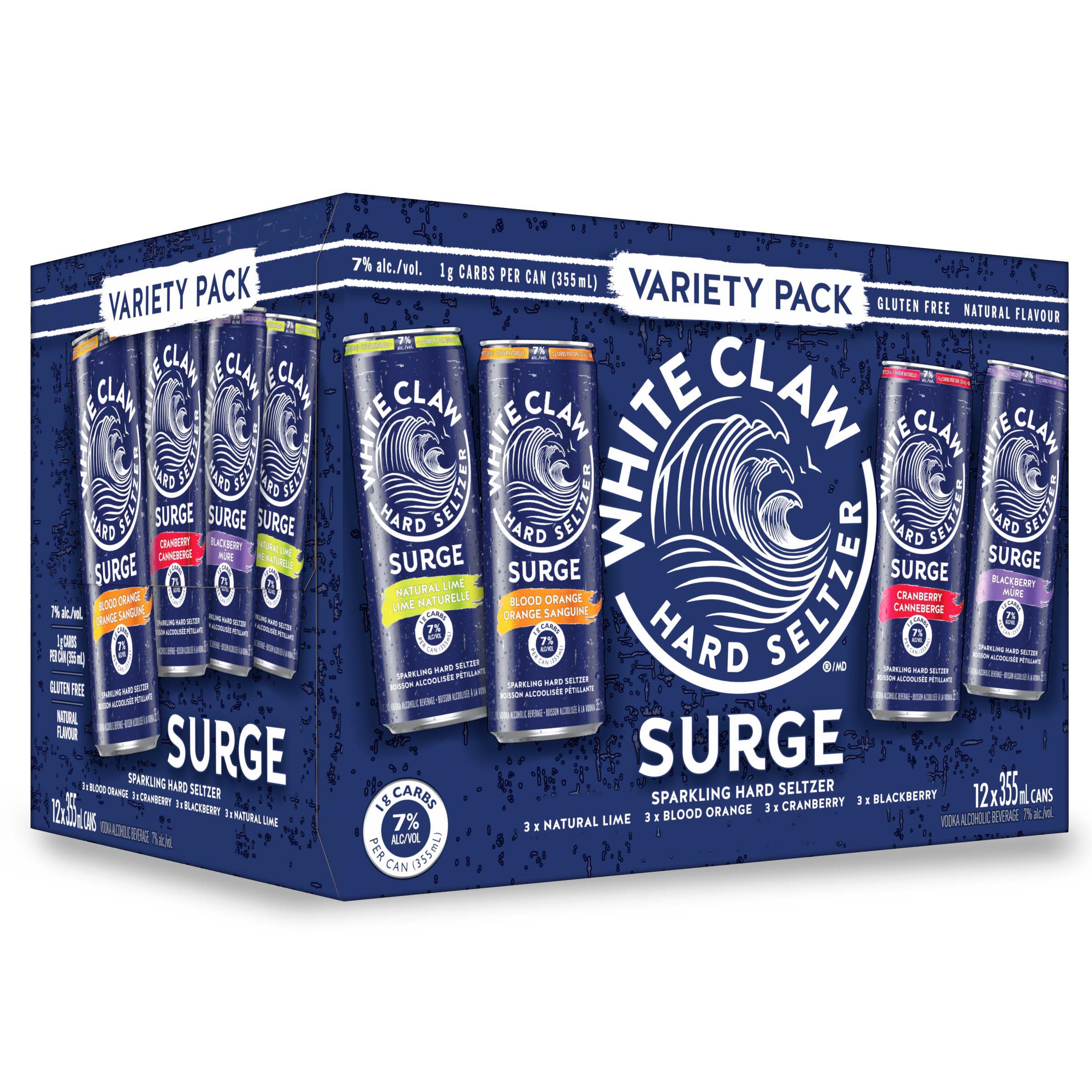 WHITE CLAW SURGE VARIETY PACK - ea