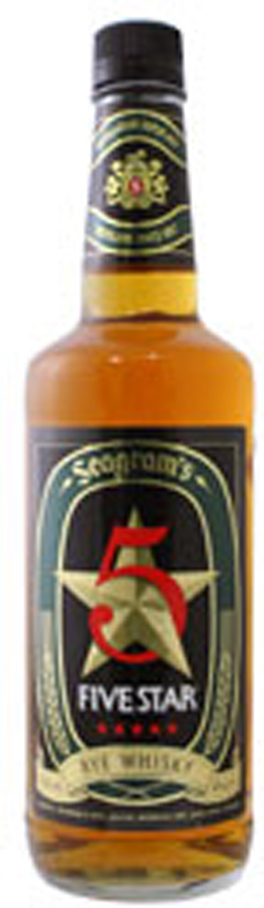 SEAGRAMS CANADIAN FIVE STAR - 375ML