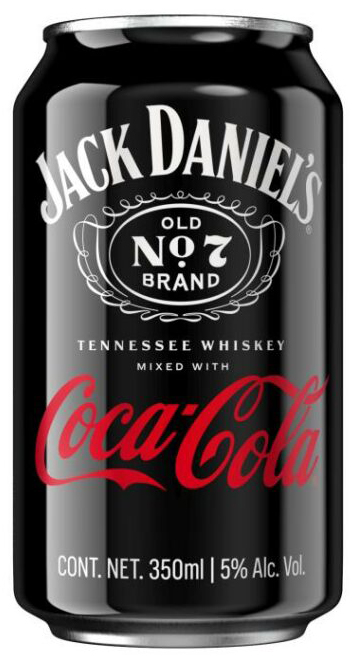JACK DANIEL'S AND COCA-COLA 473 mL