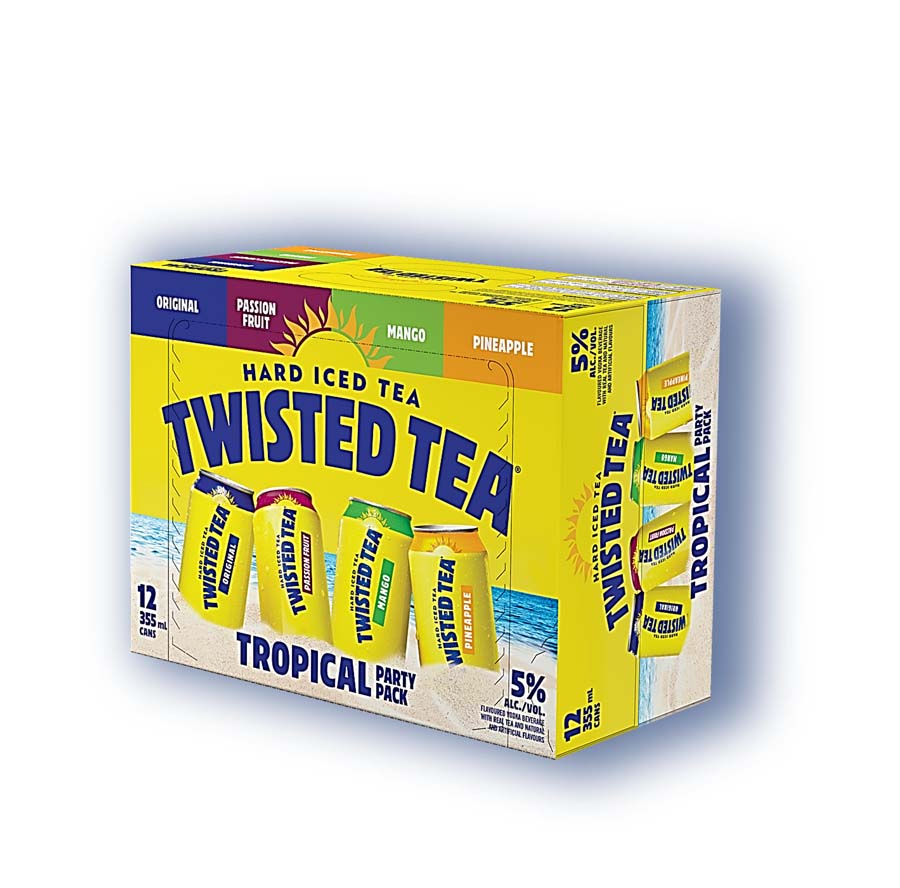 12C TWISTED TEA TROPICAL PARTY PACK 4260 mL