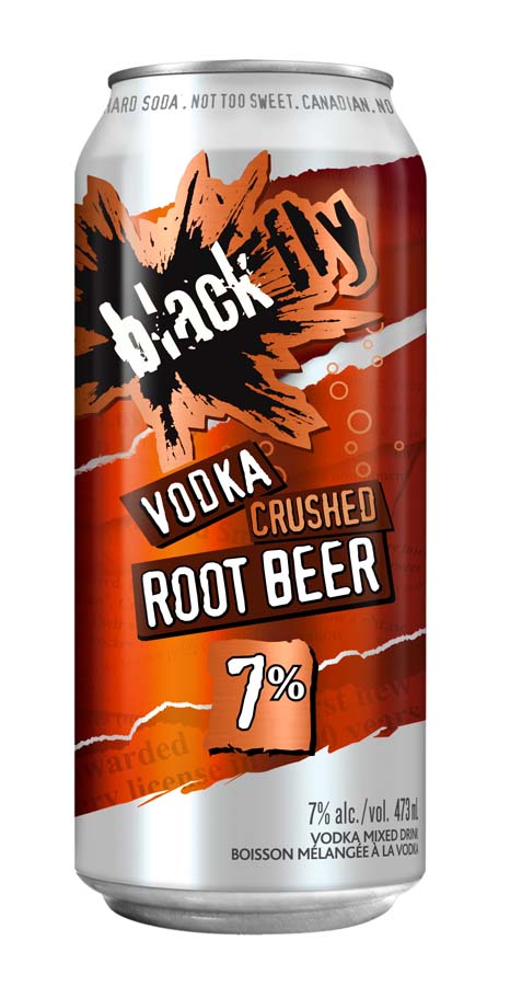 1C BLACK FLY CRUSHED ROOT BEER 1X473ML