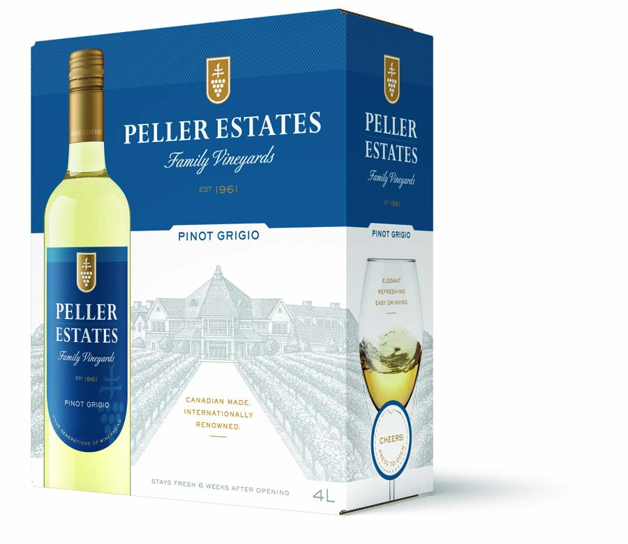 PELLER FAMILY VINEYARDS PINOT GRIGIO 4000 mL